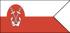 Flaga wojskowych statków żeglugi śródlądowej Polski Polska