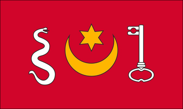 flaga szlachta Ostoja tarcza