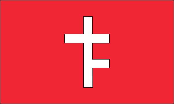 flaga szlachta Prus I tarcza